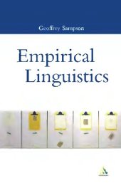 book Empirical linguistics