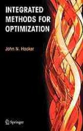 book Integrated methods for optimization