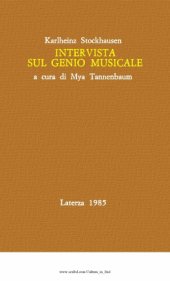 book Intervista sul genio musicale