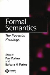 book Formal semantics : the essential readings