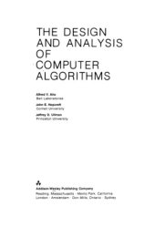 book The design and analysis of computer algorithms