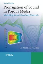 book Propagation of sound in porous media : modelling sound absorbing materials