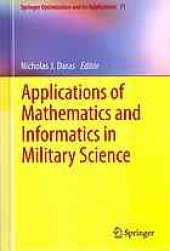 book Applications of Mathematics and Informatics in Military Science