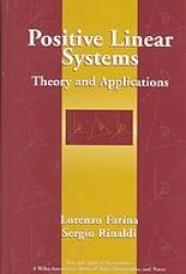 book Positive linear systems : theory and applications