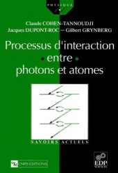 book Processus d'interaction entre photons et atomes