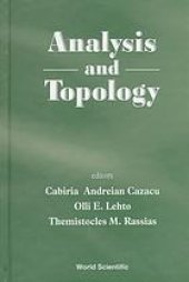 book Analysis and topology : a volume dedicated to the memory of S. Stoilow