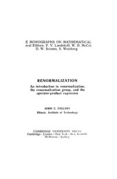 book Перенормировка Введ. в теорию перенормировок, ренормализац. группы и оператор. разложений