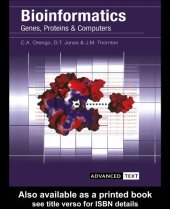 book Bioinformatics : genes, proteins, and computers