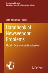 book Handbook of Newsvendor Problems : Models, Extensions and Applications