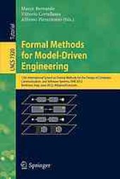 book Formal Methods for Model-Driven Engineering: 12th International School on Formal Methods for the Design of Computer, Communication, and Software Systems, SFM 2012, Bertinoro, Italy, June 18-23, 2012. Advanced Lectures