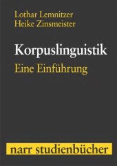 book Korpuslinguistik eine Einführung