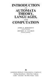 book Introduction to automata theory, languages, and computation