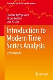 book Introduction to modern time series analysis