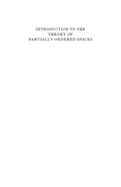 book Introduction to the theory of partially ordered spaces