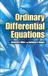 book Ordinary differential equations