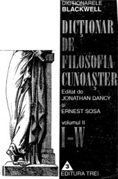 book Dictionar de filosofia cunoasterii, vol. 2