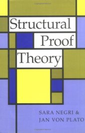 book Structural Proof Theory