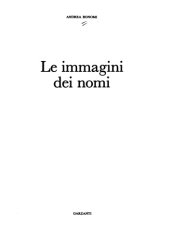 book Le immagini dei nomi