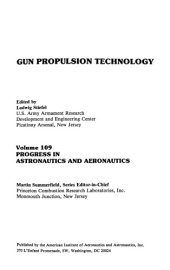 book Gun Propulsion Technology (Progress in Astronautics and Aeronautics)