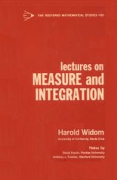 book Lectures on Measure and Integration