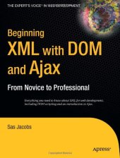 book Beginning XML with DOM and Ajax: From Novice to Professional