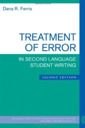 book Treatment of Error in Second Language Student Writing, Second Edition