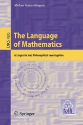 book The Language of Mathematics: A Linguistic and Philosophical Investigation