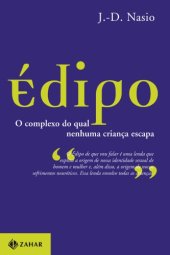 book Édipo o complexo do qual nenhuma criança escapa