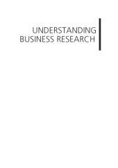 book Understanding Business Research