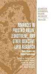 book Advances in Prostaglandin, Leukotriene, and other Bioactive Lipid Research: Basic Science and Clinical Applications