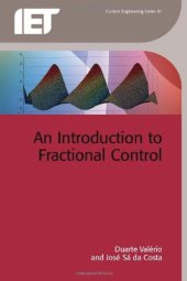 book An Introduction to Fractional Control