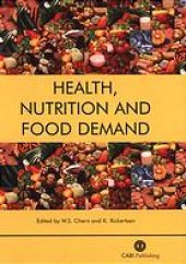 book Health, nutrition and food demand [...] XD-US