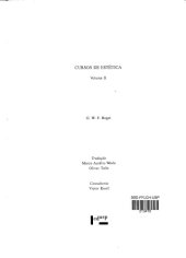 book Cursos de Estética. Volume II