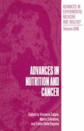 book Advances in Nutrition and Cancer