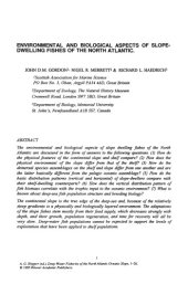 book Deep-water fisheries of the North Atlantic oceanic slope : [proceedings of the NATO Advanced Research Workshop on Deep-Water Fisheries of the North Atlantic Oceanic Slope, Hull, U.K., March 1 - 4, 1994] / [...] XD-US