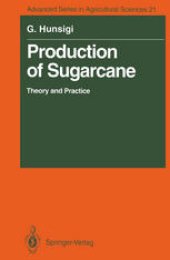 book Production of Sugarcane: Theory and Practice