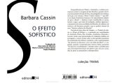 book O efeito sofístico sofística, fillosofia, retórica, literatura