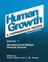 book Human Growth: A Comprehensive Treatise Volume 1 Developmental Biology Prenatal Growth