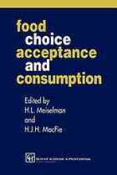 book Food choice, acceptance and consumption