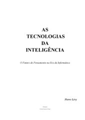 book As tecnologias da inteligência o futuro do pensamento na era da informática