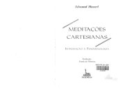 book Meditações cartesianas : introdução à fenomenologia