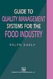 book Guide to Quality Management Systems for the Food Industry