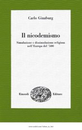 book Il nicodemismo. Simulazione e dissimulazione religiona nell'Europa del '500