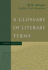 book A Glossary of Literary Terms