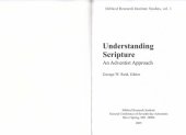 book Understanding scripture : an Adventist approach