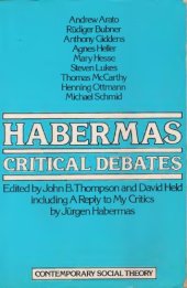 book Habermas: Critical Debates