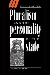 book Pluralism and the personality of the state