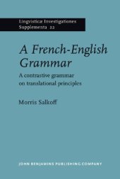 book A French-English grammar : a contrastive grammar on translational principles