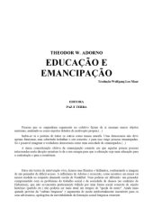 book Educação e emancipação