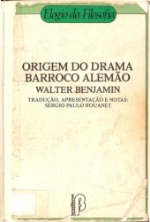 book Origem do drama barroco alemăo